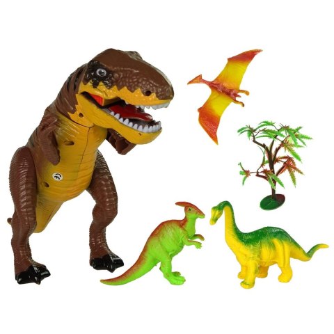 Figurka Lean Zestaw Dinozaurów Tyranozaur Rex Akcesoria Dźwięk Światła (9719) Figurka Lean Zestaw Dinozaurów Tyranozaur Rex Akcesoria Dźwięk Światła (9719)