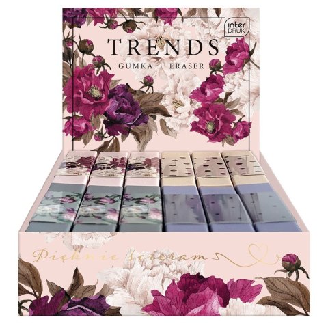Gumka do mazania Interdruk TRENDS 24szt (5902244327710) Gumka do mazania Interdruk TRENDS 24szt (5902244327710)
