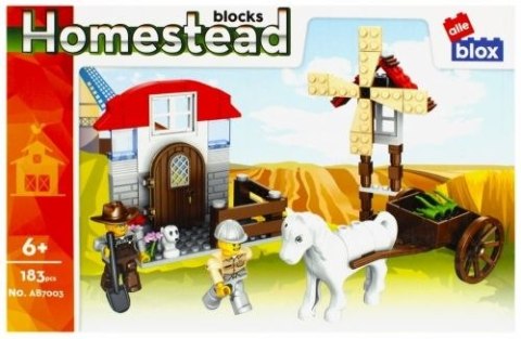 Klocki konstrukcyjne Mega Creative Alleblox Farma 183 elementy (478253) Klocki konstrukcyjne Mega Creative Alleblox Farma 183 elementy (478253)