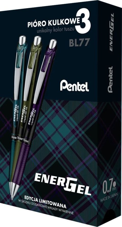 Pióro kulkowe Pentel BL 77 5902894026775 3szt (77A2-ST3KSVPl) Pióro kulkowe Pentel BL 77 5902894026775 3szt (77A2-ST3KSVPl)