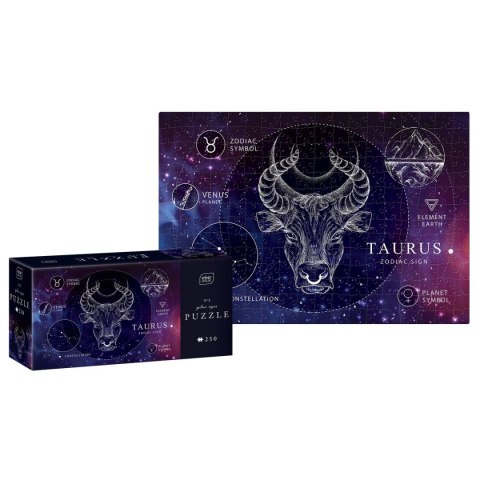 Puzzle Interdruk ZODIAC SIGNS 2 TAURUS 5902277341884 250 el. (250 el) Puzzle Interdruk ZODIAC SIGNS 2 TAURUS 5902277341884 250 el. (250 el)