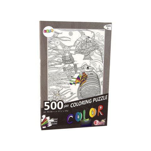 Puzzle Lean Do Kolorowania 500 Elementów Ryby Ocean 500 el. (14155) Puzzle Lean Do Kolorowania 500 Elementów Ryby Ocean 500 el. (14155)