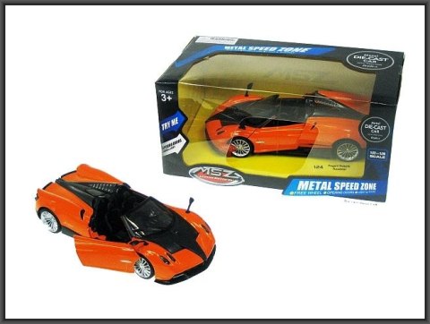 Samochód Hipo Pagani Huayra Roadster 1:24 pomarańczowy (HXCP089) Samochód Hipo Pagani Huayra Roadster 1:24 pomarańczowy (HXCP089)