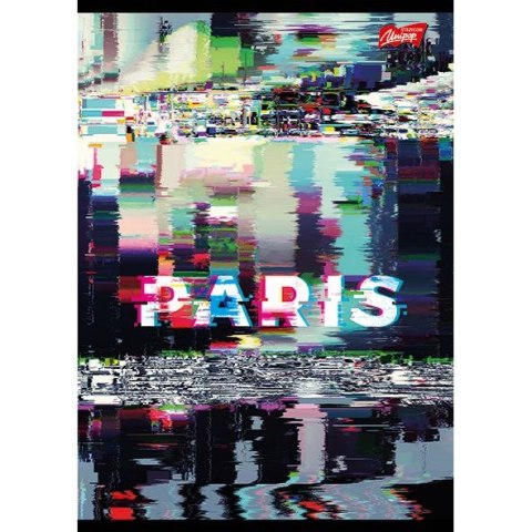 Zeszyt Unipap GLITCHED CITY A5 60k. 70g linia Zeszyt Unipap GLITCHED CITY A5 60k. 70g linia