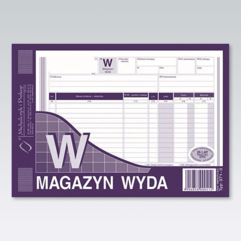 Druk samokopiujący Michalczyk i Prokop Magazyn wyda A5 80k. (371-3) Druk samokopiujący Michalczyk i Prokop Magazyn wyda A5 80k. (371-3)