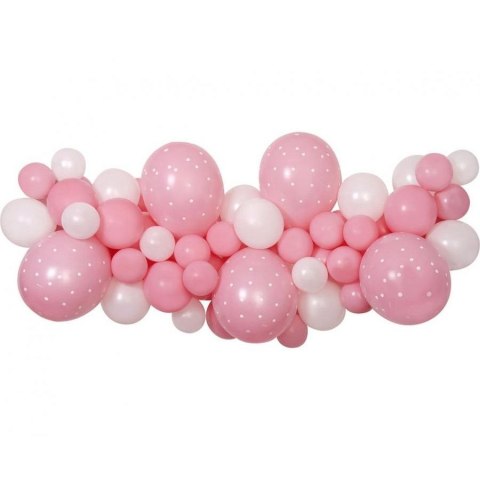 Girlanda Godan balonowa baby pink, 65 szt. (031355) Girlanda Godan balonowa baby pink, 65 szt. (031355)