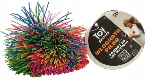 Piłeczka Branded Toys gumowa 8 cm Włochata tęczowa (4901) Piłeczka Branded Toys gumowa 8 cm Włochata tęczowa (4901)