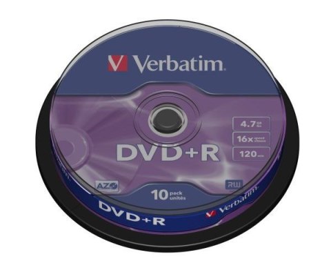 Płyta dvd Verbatim 4,7GB x16 Płyta dvd Verbatim 4,7GB x16