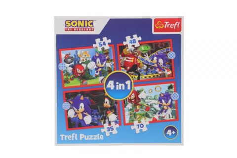 Puzzle Trefl Sonic 4w1 Przygody Sonica 4w1 el. (34625) Puzzle Trefl Sonic 4w1 Przygody Sonica 4w1 el. (34625)