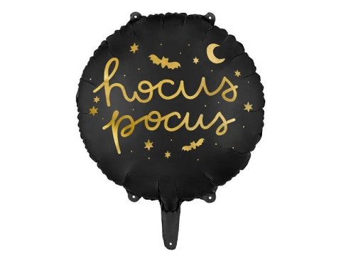 Balon foliowy Partydeco Hocus Pocus, 45 cm, czarny 18cal (FB149) Balon foliowy Partydeco Hocus Pocus, 45 cm, czarny 18cal (FB149)