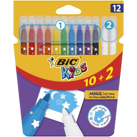 Flamaster Bic Kids Colour & Erase 12 kol. (920295) Flamaster Bic Kids Colour & Erase 12 kol. (920295)