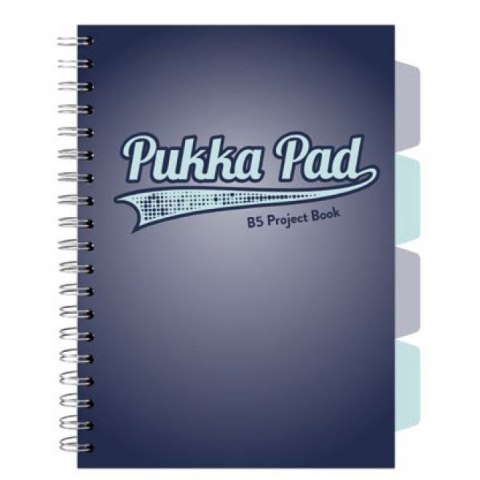 Kołozeszyt (kołobrulion) Pukka Project Book Navy B5 krata granat 5032608031082 B5 100k. 80g krata (3111(GY)) Kołozeszyt (kołobrulion) Pukka Project Book Navy B5 krata granat 5032608031082 B5 100k. 80g krata (3111(GY))