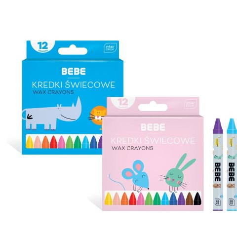 Kredki świecowe Bebe BB KIDS 12 kol 5902277326683 12 kol. Kredki świecowe Bebe BB KIDS 12 kol 5902277326683 12 kol.