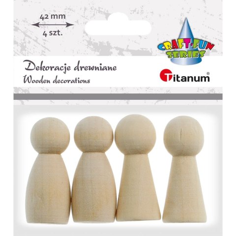 Ozdoba drewniana Titanum Craft-Fun Series figurki/pionki (178258X) Ozdoba drewniana Titanum Craft-Fun Series figurki/pionki (178258X)