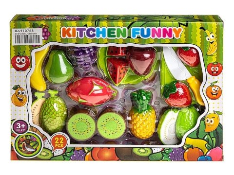 Artykuły kuchenne Adar zestaw sztucznych owoców i warzyw, na rzep (540859) Artykuły kuchenne Adar zestaw sztucznych owoców i warzyw, na rzep (540859)