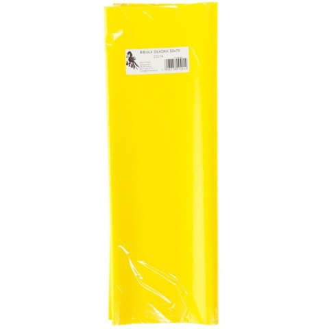 Bibuła gładka żółta gładka żółta 700mm x 500mm (04) Bibuła gładka żółta gładka żółta 700mm x 500mm (04)