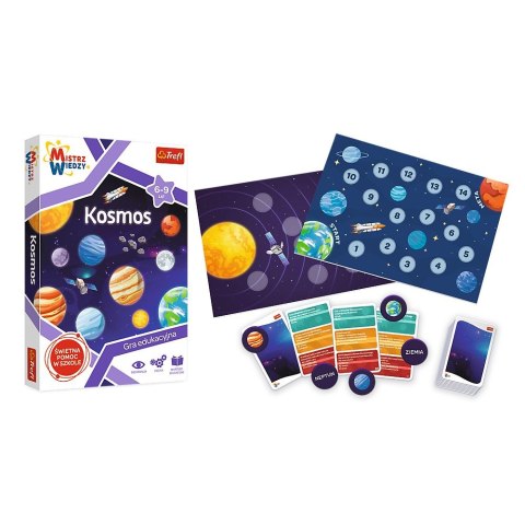 Gra edukacyjna Trefl Kosmos z Serii Mistrz Wiedzy Kosmos (01956)