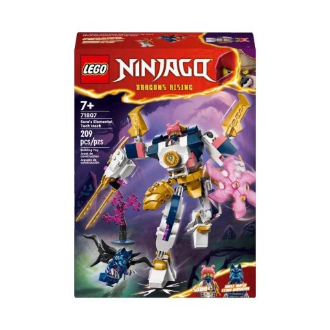 Klocki konstrukcyjne Lego Ninjago Mech żywiołu technologii Sory (71807) Klocki konstrukcyjne Lego Ninjago Mech żywiołu technologii Sory (71807)