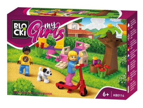 Klocki plastikowe Blocki My Girls Spacer po parku (KB0114) Klocki plastikowe Blocki My Girls Spacer po parku (KB0114)