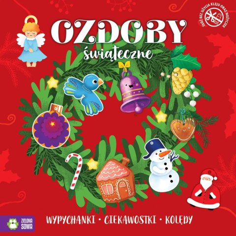 Książeczka edukacyjna Zielona Sowa Świąteczne wypychanki. Ozdoby świąteczn Książeczka edukacyjna Zielona Sowa Świąteczne wypychanki. Ozdoby świąteczn