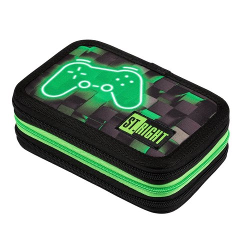 Piórnik St.Right Potrójny DARK GAME z wyposażeniem z wyposażeniem (5903235653926) Piórnik St.Right Potrójny DARK GAME z wyposażeniem z wyposażeniem (5903235653926)