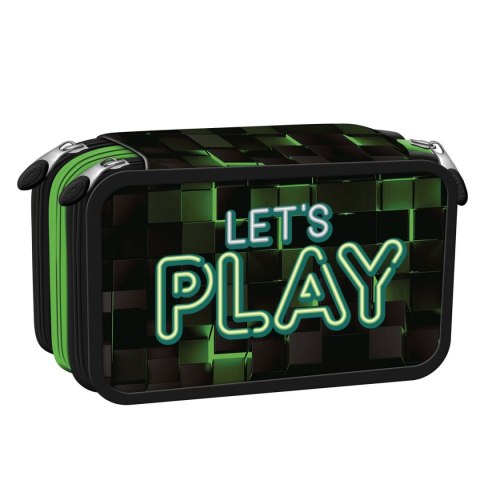 Piórnik St.Right Potrójny DARK GAME z wyposażeniem z wyposażeniem (5903235653926) Piórnik St.Right Potrójny DARK GAME z wyposażeniem z wyposażeniem (5903235653926)