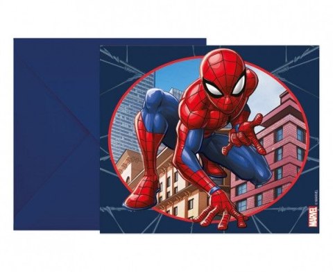 Zaproszenie Godan Spiderman 6szt. (93951) Zaproszenie Godan Spiderman 6szt. (93951)