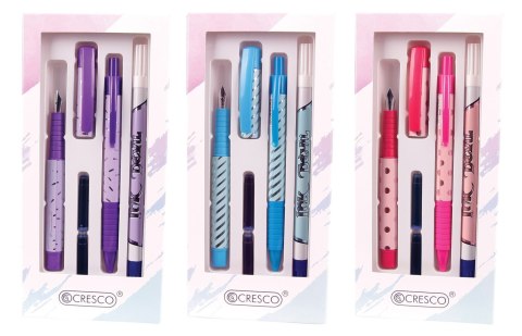Zestaw piśmienniczy Cresco COLLEGE 11 L P+D+W+ 2 naboje (2800399-L) Zestaw piśmienniczy Cresco COLLEGE 11 L P+D+W+ 2 naboje (2800399-L)