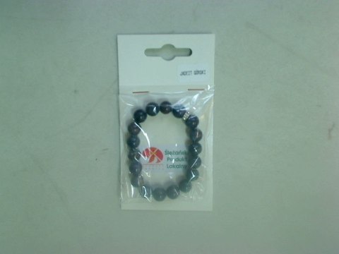 Bransoletka Mol bransoletka jadeit górski szara śliwka 10mm Bransoletka Mol bransoletka jadeit górski szara śliwka 10mm