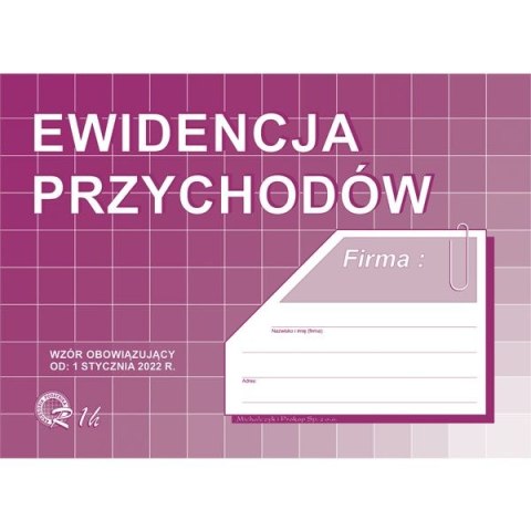 Druk offsetowy Michalczyk i Prokop Ewidencja przychodów A5 (RR01-H) Druk offsetowy Michalczyk i Prokop Ewidencja przychodów A5 (RR01-H)