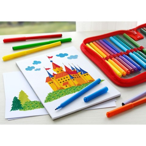 Flamaster Faber Castell zamek 24 kol. (554202) Flamaster Faber Castell zamek 24 kol. (554202)