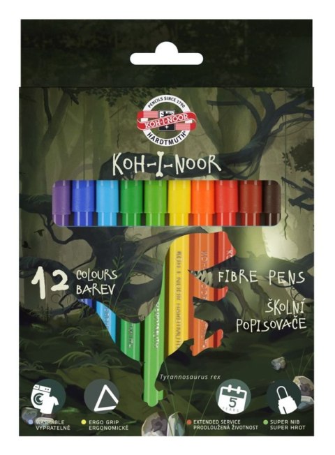 Flamaster Koh-I-Noor 12 kol. Flamaster Koh-I-Noor 12 kol.