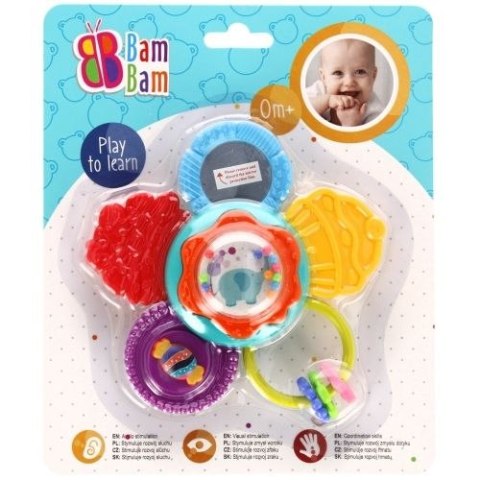 Grzechotka Bam Bam na przyssawkę Kwiatuszek (515039) Grzechotka Bam Bam na przyssawkę Kwiatuszek (515039)