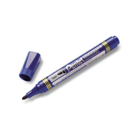 Marker permanentny Pentel, niebieski 1,5mm okrągła końcówka Marker permanentny Pentel, niebieski 1,5mm okrągła końcówka