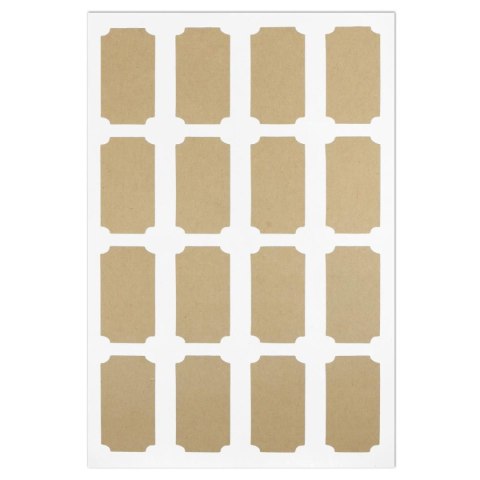 Ozdoba materiałowa Galeria Papieru etykiety samoprzylepne kraftowe 32 (254019) Ozdoba materiałowa Galeria Papieru etykiety samoprzylepne kraftowe 32 (254019)