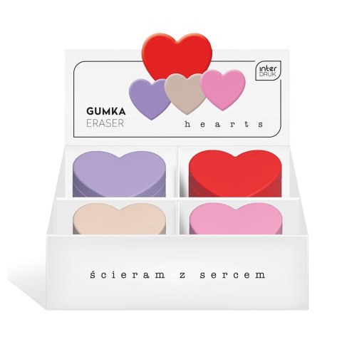 Gumka do mazania Interdruk HEARTS (IGUMKAHEART) Gumka do mazania Interdruk HEARTS (IGUMKAHEART)