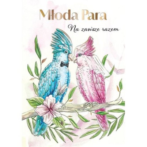 Kartka składana Henry Karnet A5 ślub papużki A5 (5905701483051) Kartka składana Henry Karnet A5 ślub papużki A5 (5905701483051)