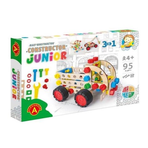 Klocki konstrukcyjne Alexander JUNIOR 3X1 TRUCK Mały konstruktor Klocki konstrukcyjne Alexander JUNIOR 3X1 TRUCK Mały konstruktor