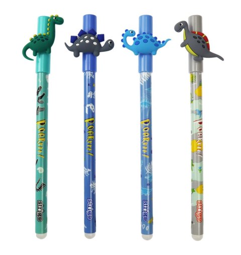 Długopis wymazywalny Strigo dinozaury 5902315577640 niebieski 0,5mm (SSC201) Długopis wymazywalny Strigo dinozaury 5902315577640 niebieski 0,5mm (SSC201)