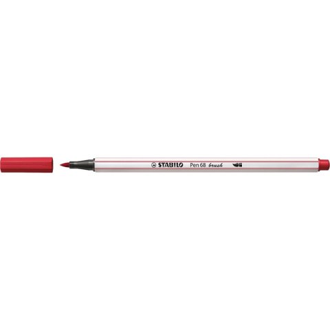 Flamaster Stabilo Pen 68 brush ciemnoczerwony 1 kol. (568/50) Flamaster Stabilo Pen 68 brush ciemnoczerwony 1 kol. (568/50)