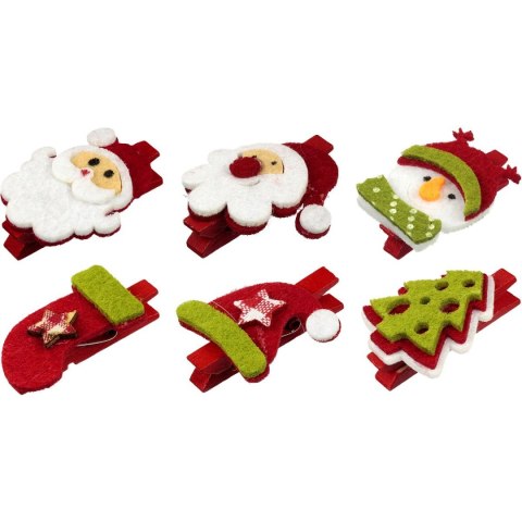 Ozdoba drewniana Titanum Craft-Fun Series klamerki xmass (20HY0402-1) Ozdoba drewniana Titanum Craft-Fun Series klamerki xmass (20HY0402-1)