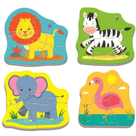 Puzzle Trefl puzzle baby classic zwierzatka na safari 18 el. (36073) Puzzle Trefl puzzle baby classic zwierzatka na safari 18 el. (36073)