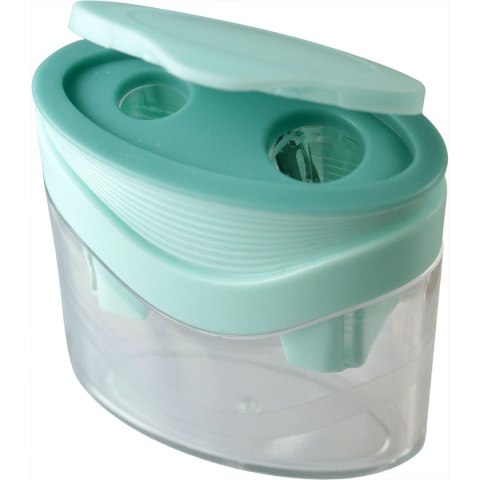 Temperówka plastikowa duża podwójna Temperówka plastikowa duża podwójna