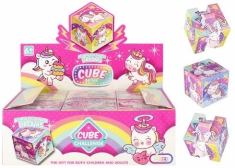 Układanka Mega Creative kostka jednorożec 6x6 (524805) Układanka Mega Creative kostka jednorożec 6x6 (524805)