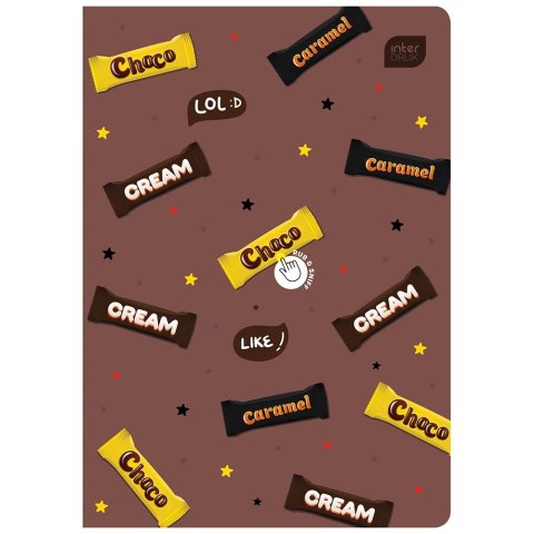 Zeszyt Interdruk zapachowy CHOCOLATE A5 32k. 70g krata (ZE32#ZAPCHO) Zeszyt Interdruk zapachowy CHOCOLATE A5 32k. 70g krata (ZE32#ZAPCHO)