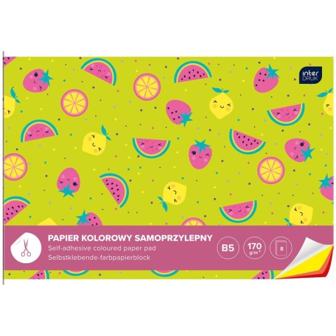 Zeszyt papierów kolorowych Interdruk B5 170g 8k (ZEPKB5SP) Zeszyt papierów kolorowych Interdruk B5 170g 8k (ZEPKB5SP)