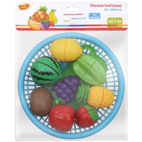 Artykuły kuchenne Smily Play owoce i warzywa do krojenia (SP83920) Artykuły kuchenne Smily Play owoce i warzywa do krojenia (SP83920)