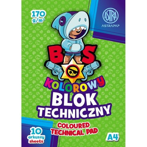 Blok techniczny Astrapap BS&UNICORN A4 mix 170g 10k (106020016) Blok techniczny Astrapap BS&UNICORN A4 mix 170g 10k (106020016)