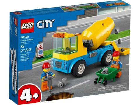Klocki konstrukcyjne Lego City Ciężarówka z betoniarką (60325) Klocki konstrukcyjne Lego City Ciężarówka z betoniarką (60325)