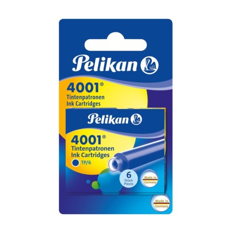 Naboje Pelikan TP/6 niebieskie niebieski (330795) Naboje Pelikan TP/6 niebieskie niebieski (330795)